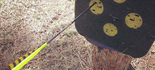 Only decent shot of the day #archery #Spokane